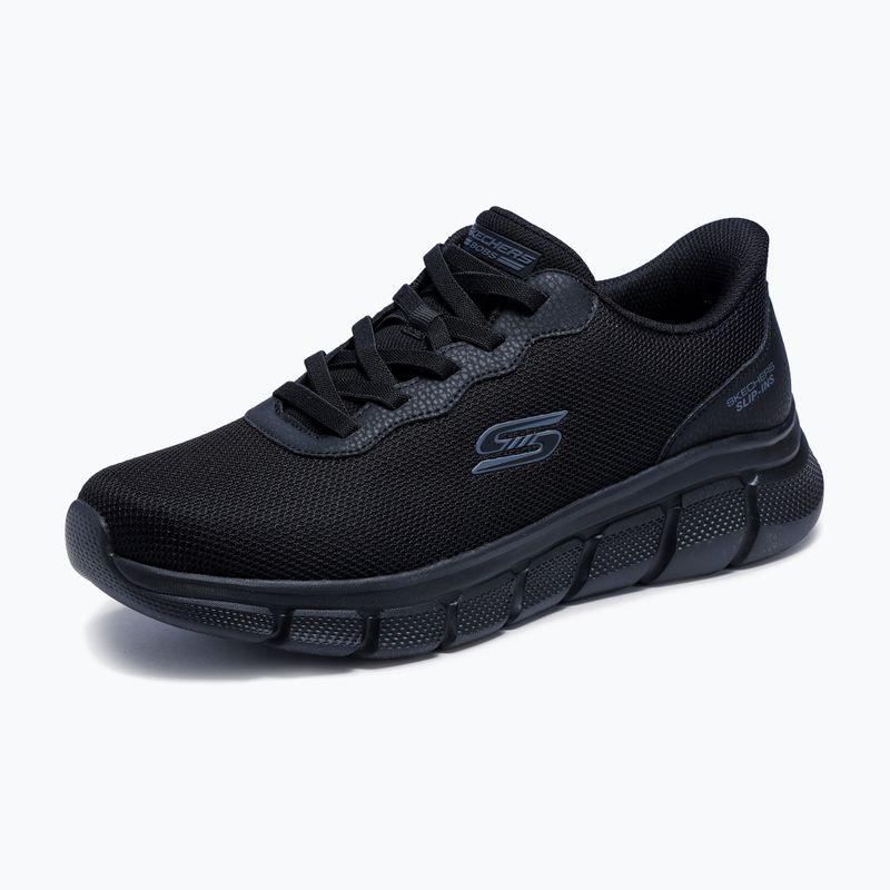 Взуття чоловіче SKECHERS Bobs B Flex Glacial Edge black 4