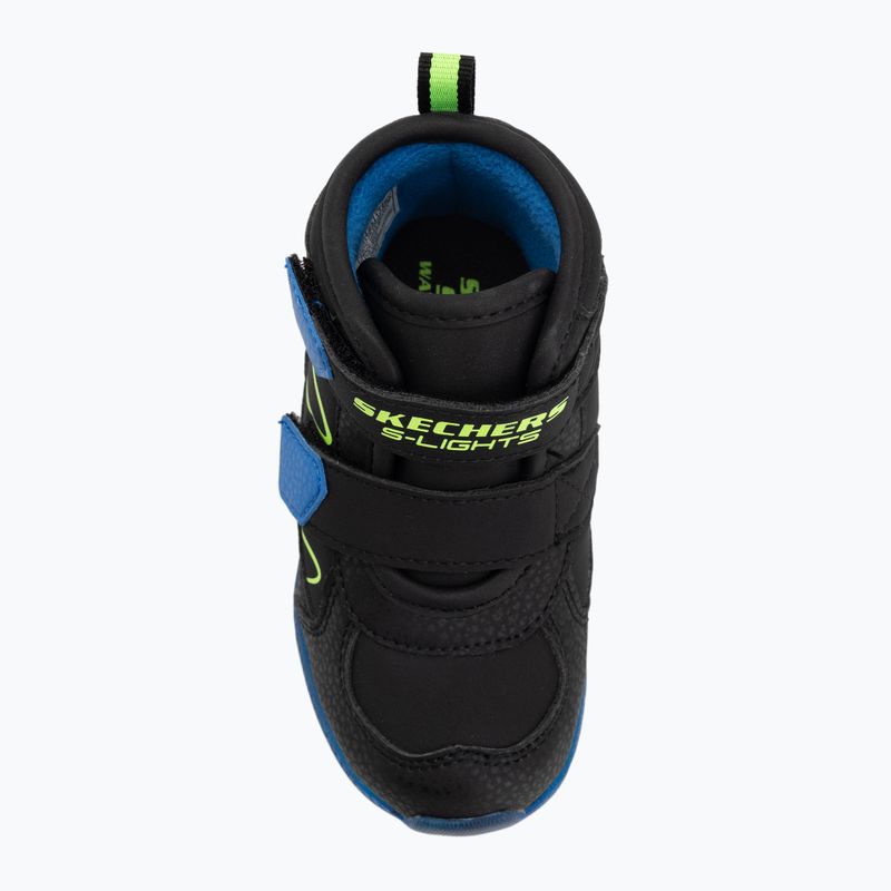 Кросівки дитячі SKECHERS Illumi-Brights Splash Beams black/blue/lime 5