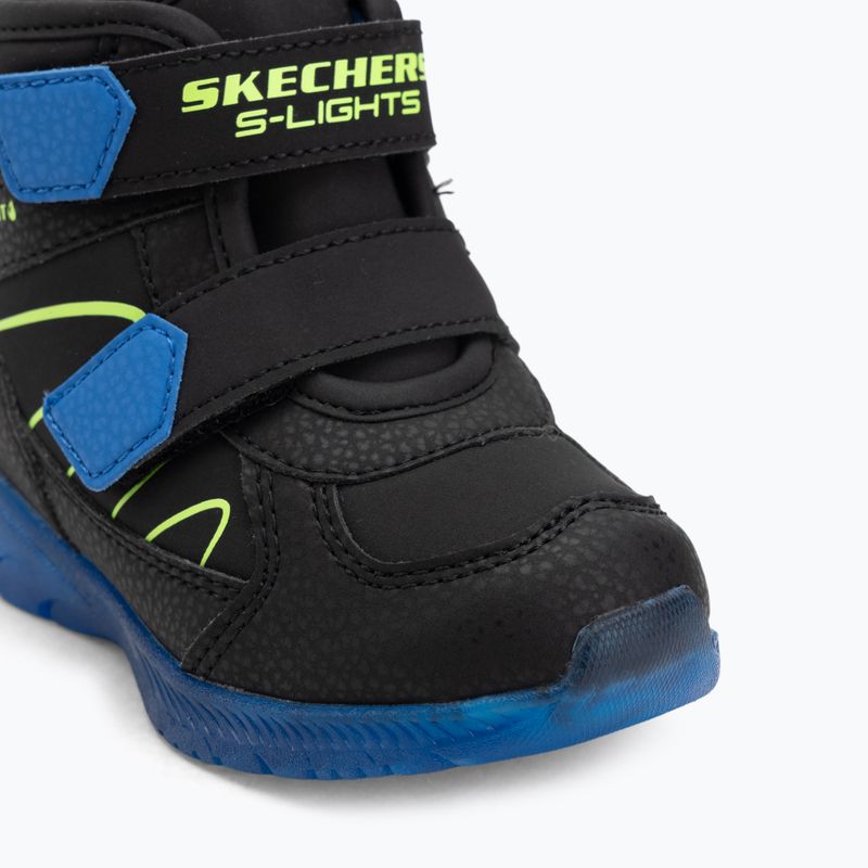 Кросівки дитячі SKECHERS Illumi-Brights Splash Beams black/blue/lime 7