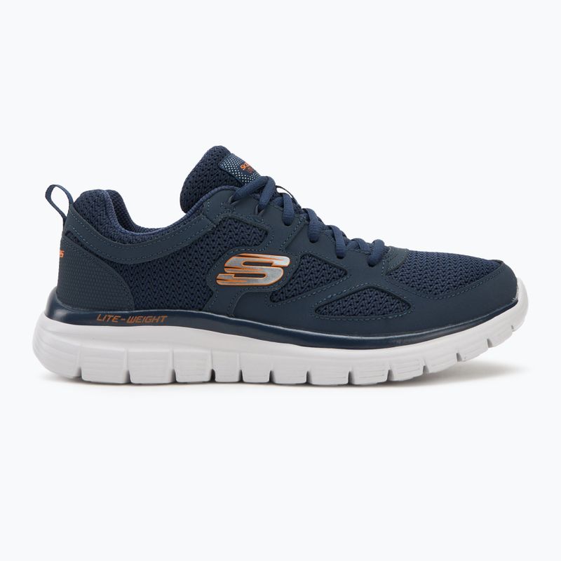 Кросівки чоловічі SKECHERS Burns Agoura navy/orange 2