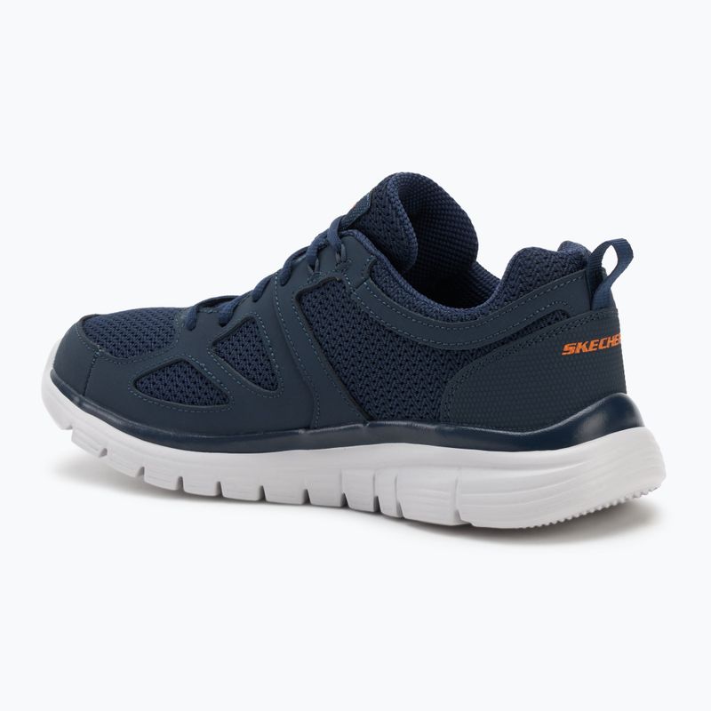 Кросівки чоловічі SKECHERS Burns Agoura navy/orange 3
