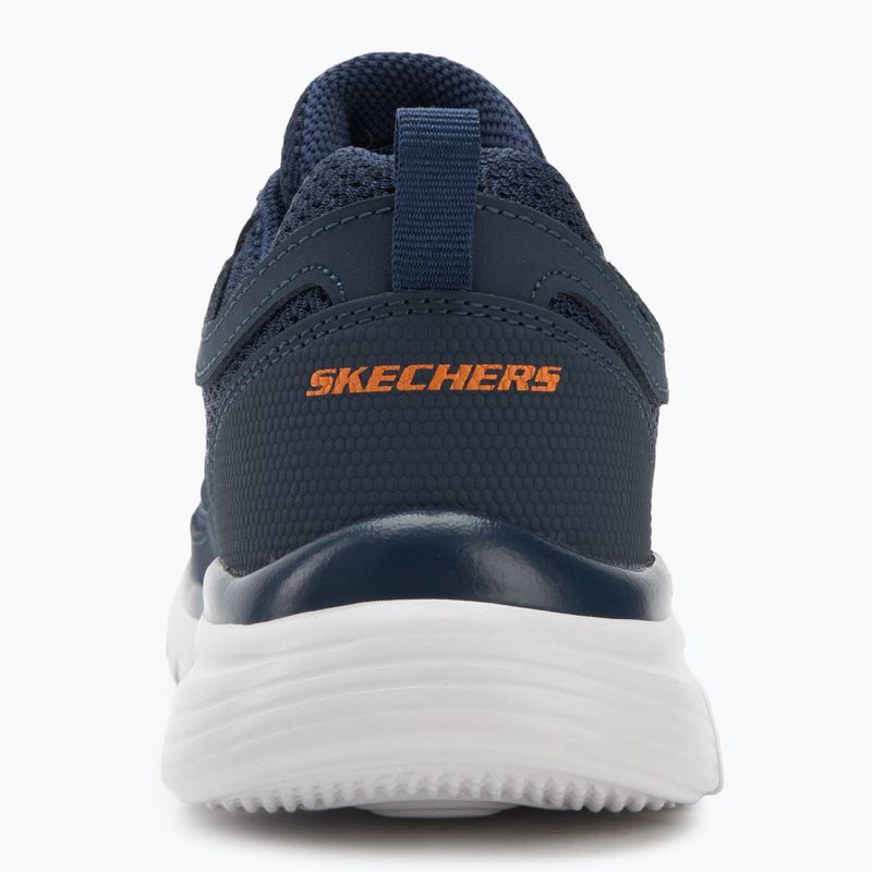 Кросівки чоловічі SKECHERS Burns Agoura navy/orange 6