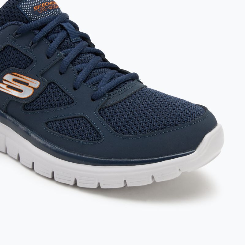 Кросівки чоловічі SKECHERS Burns Agoura navy/orange 7