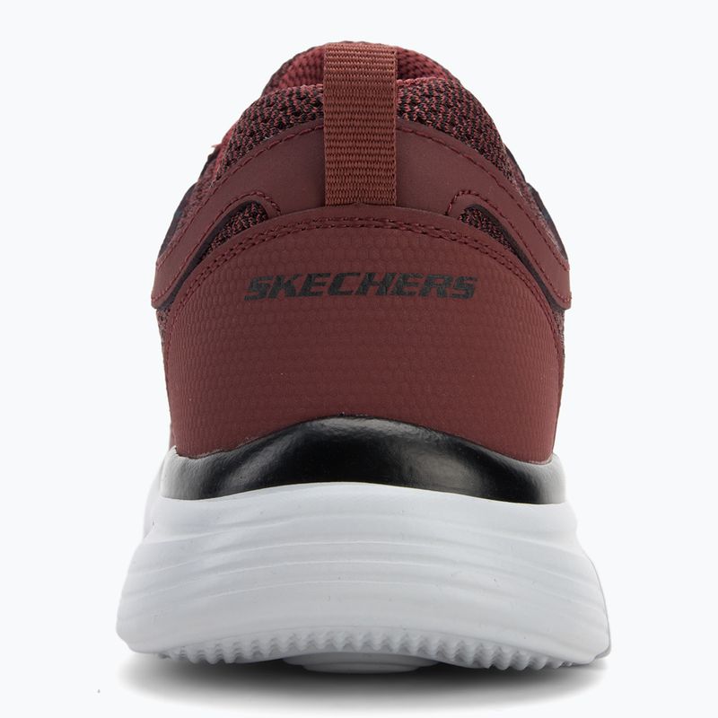 Кросівки чоловічі SKECHERS Burns Agoura burgundy 6