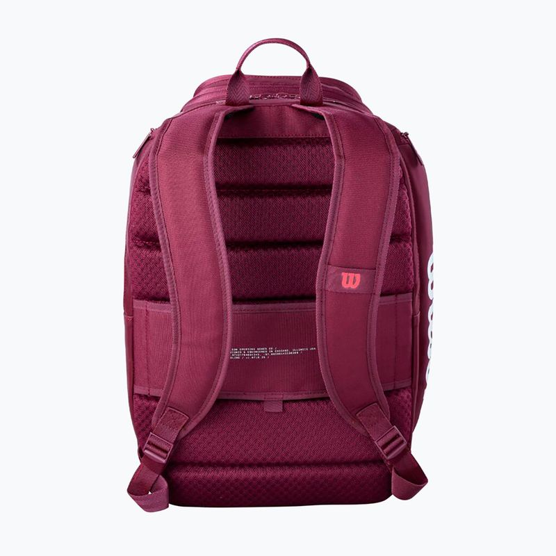 Рюкзак тенісний Wilson Defyer Tennis Backpack V1 red 2