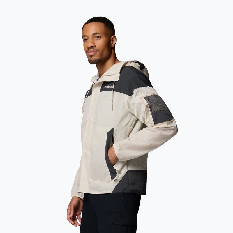 Чоловіча софтшелл куртка Columbia Challenger II Windbreaker dark stone/shark 4