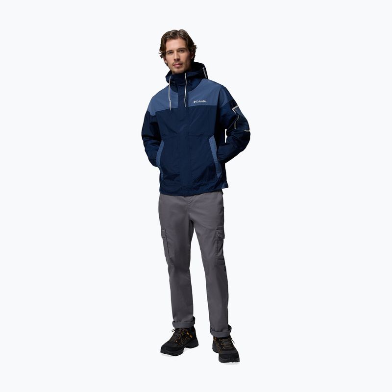 Чоловіча софтшелл куртка Columbia Challenger II Windbreaker collegiate navy/dark mountain 2