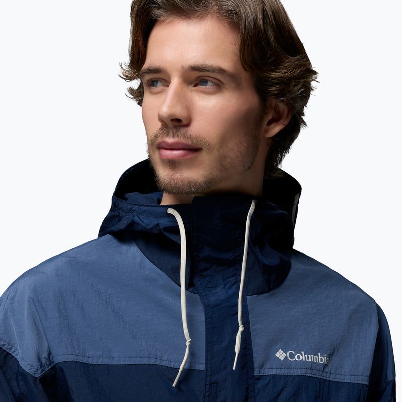 Чоловіча софтшелл куртка Columbia Challenger II Windbreaker collegiate navy/dark mountain 6