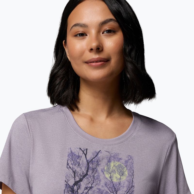 Футболка жіноча Columbia Parsons Point Scoop Tee lavender pearl heather/canopy view 5