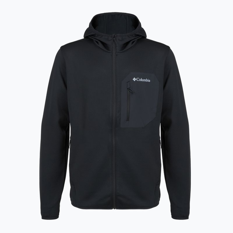 Кофта трекінгова чоловіча Columbia Tall Heights Hdd Grid Fleece Full Zip black