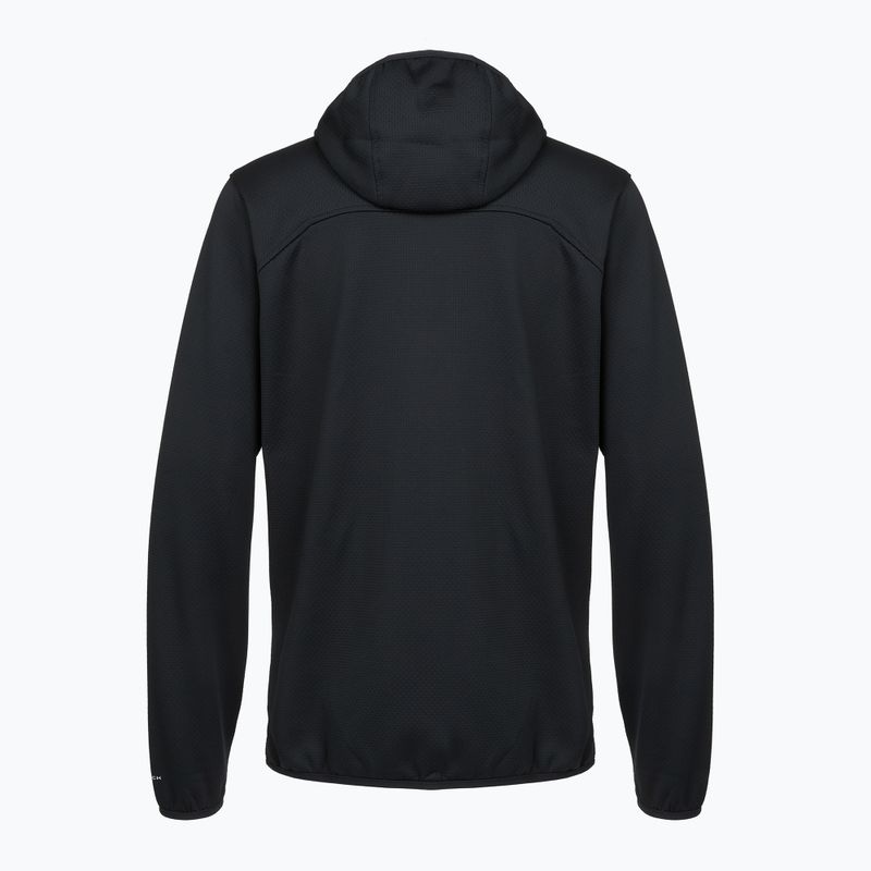 Кофта трекінгова чоловіча Columbia Tall Heights Hdd Grid Fleece Full Zip black 2
