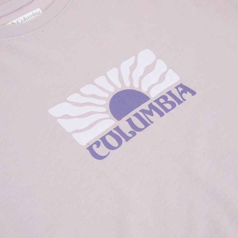 Футболка жіноча Columbia Ruby Springs Graphic Fitted lavender pearl/brandrise 3
