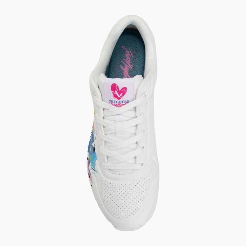 Кросівки жіночі SKECHERS Uno Open Your Heart white 5