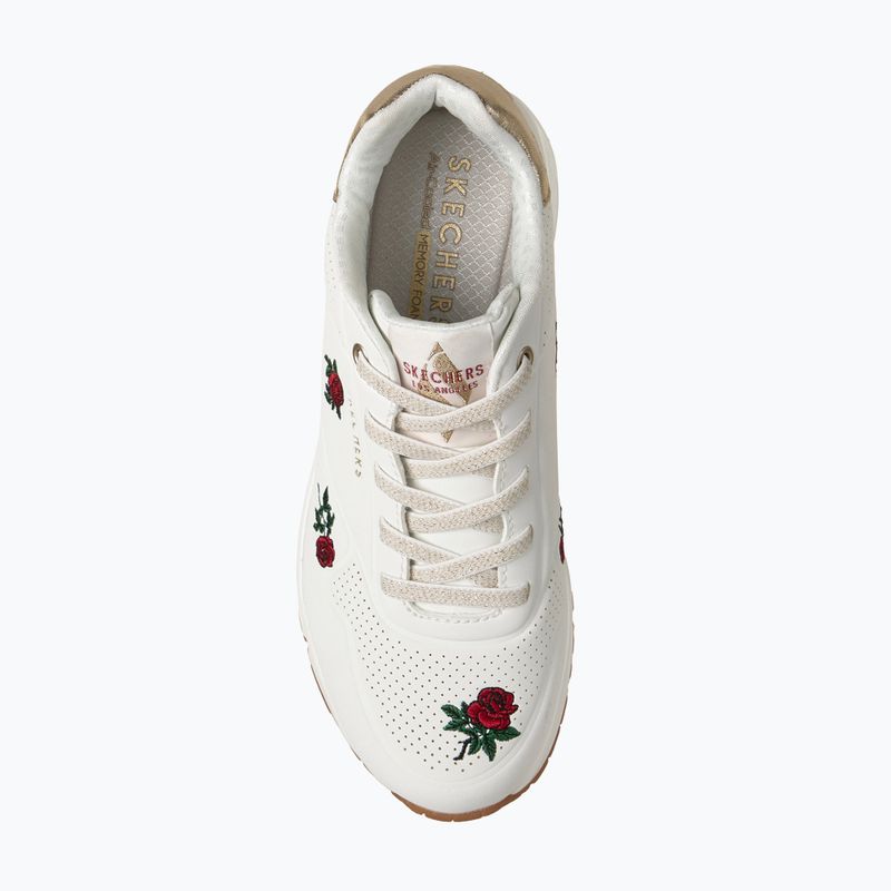 Кросівки жіночі SKECHERS Uno Champagne & Roses white 6