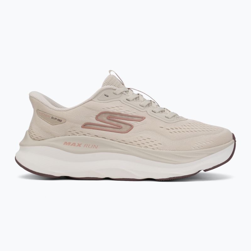 Кросівки для бігу жіночі SKECHERS Max Run beige 2