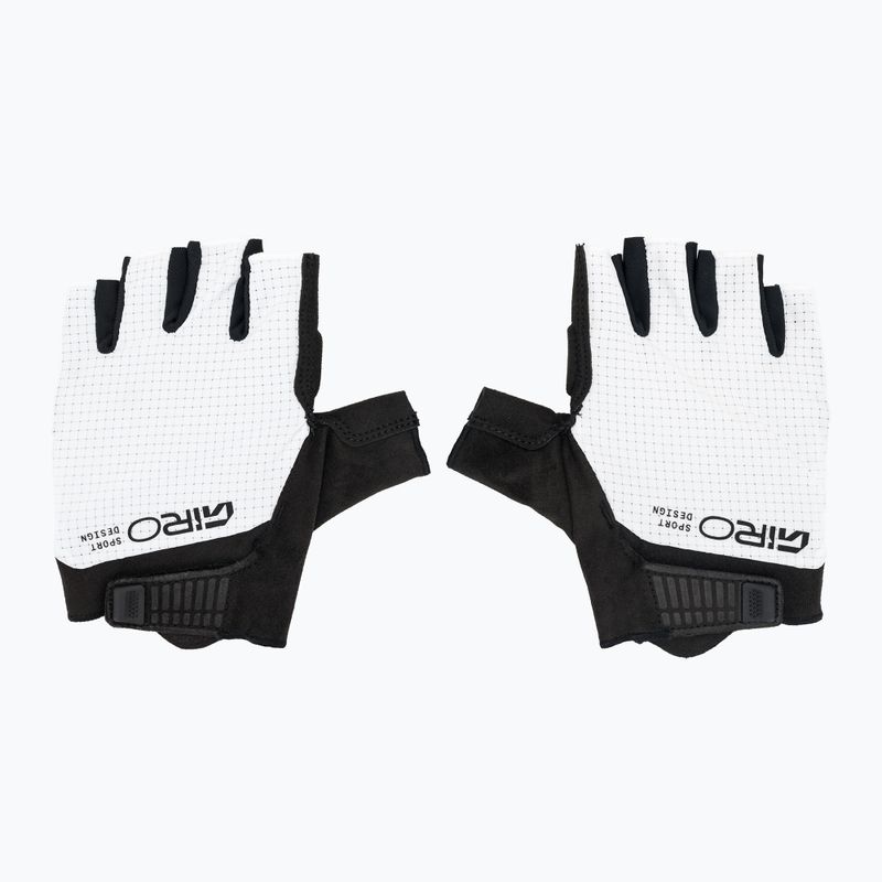 Рукавички велосипедні чоловічі Giro Bravo II Gel white 2