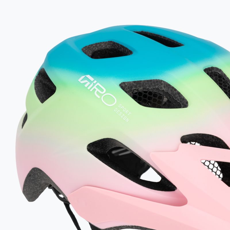 Шолом велосипедний дитячий Giro Tremor Child JR matte light pink/green fade 7