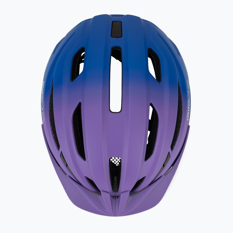 Шолом велосипедний дитячий Giro Register II matte purple haze/blue jewel fade 6