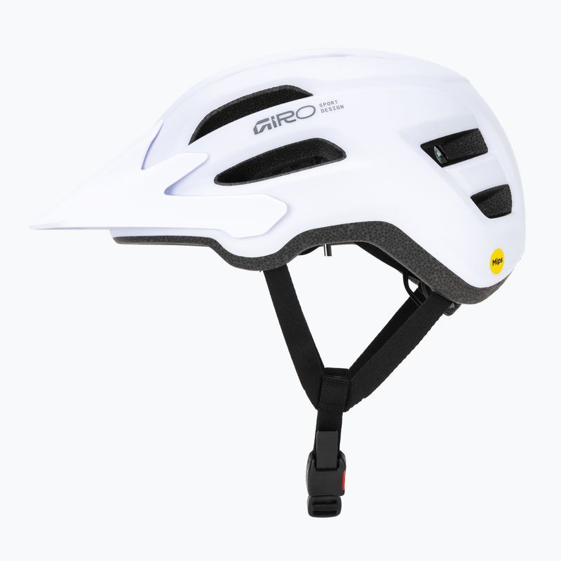 Шолом велосипедний Giro Fixture II MIPS matte white/grey 3