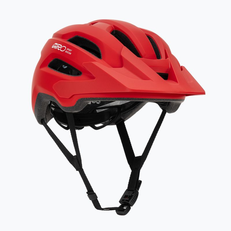 Шолом велосипедний Giro Fixture II MIPS matte flame red