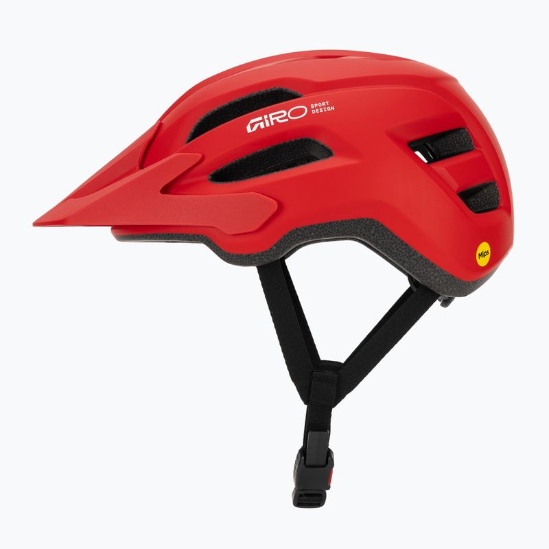 Шолом велосипедний Giro Fixture II MIPS matte flame red 3