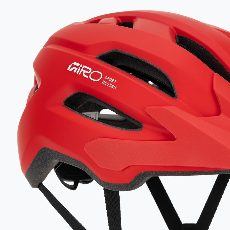 Шолом велосипедний Giro Fixture II MIPS matte flame red 8