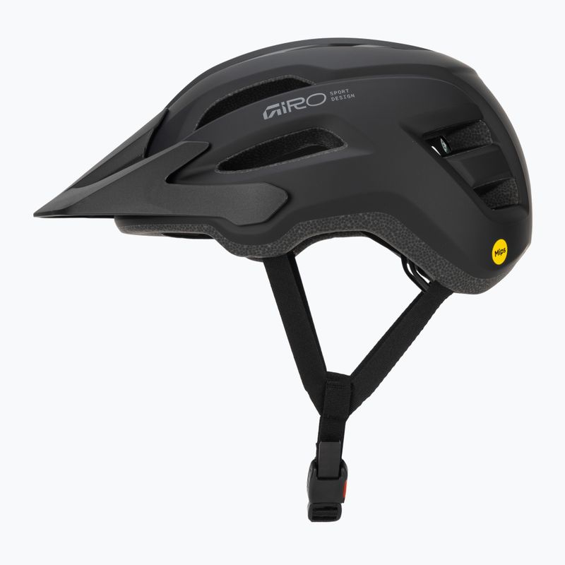 Шолом велосипедний Giro Fixture II MIPS matte black/grey 3