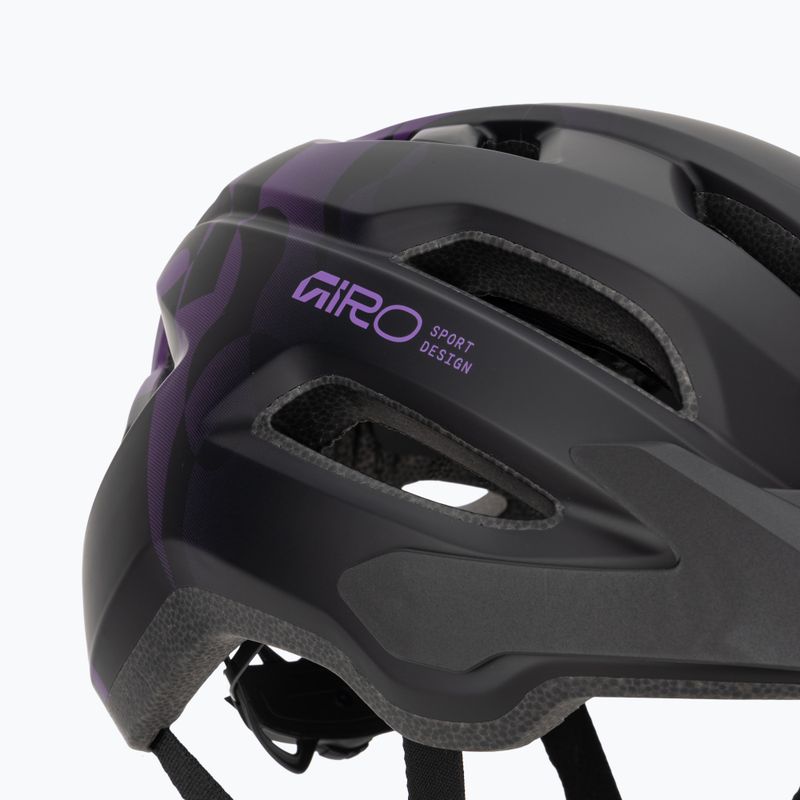 Шолом велосипедний Giro Fixture II MIPS matte black/purple rush 8