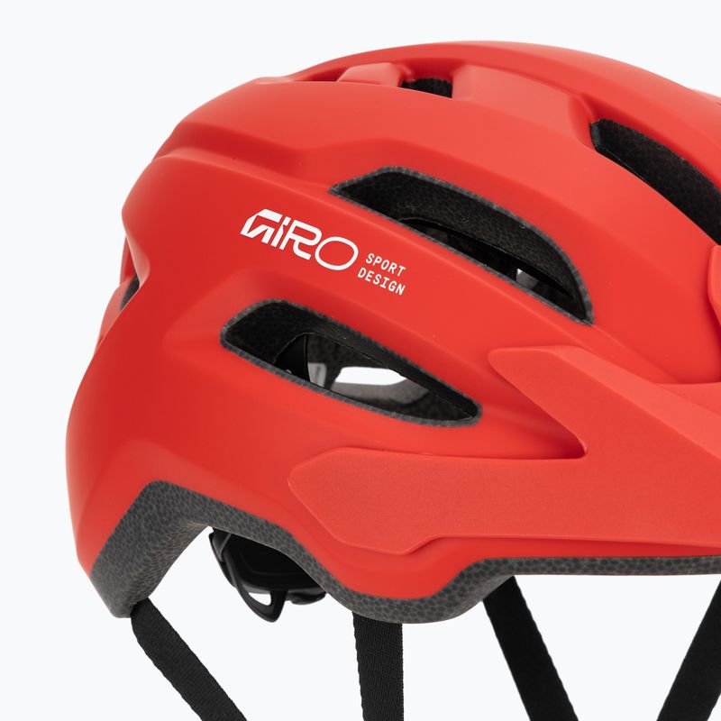 Шолом велосипедний Giro Fixture II matte flame red 7