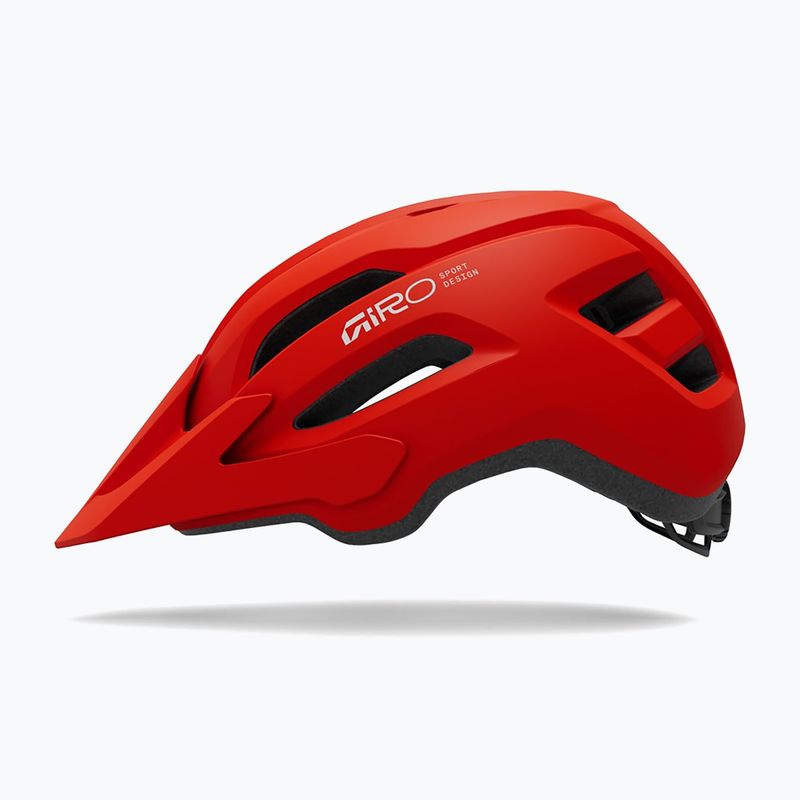 Шолом велосипедний Giro Fixture II matte flame red 2