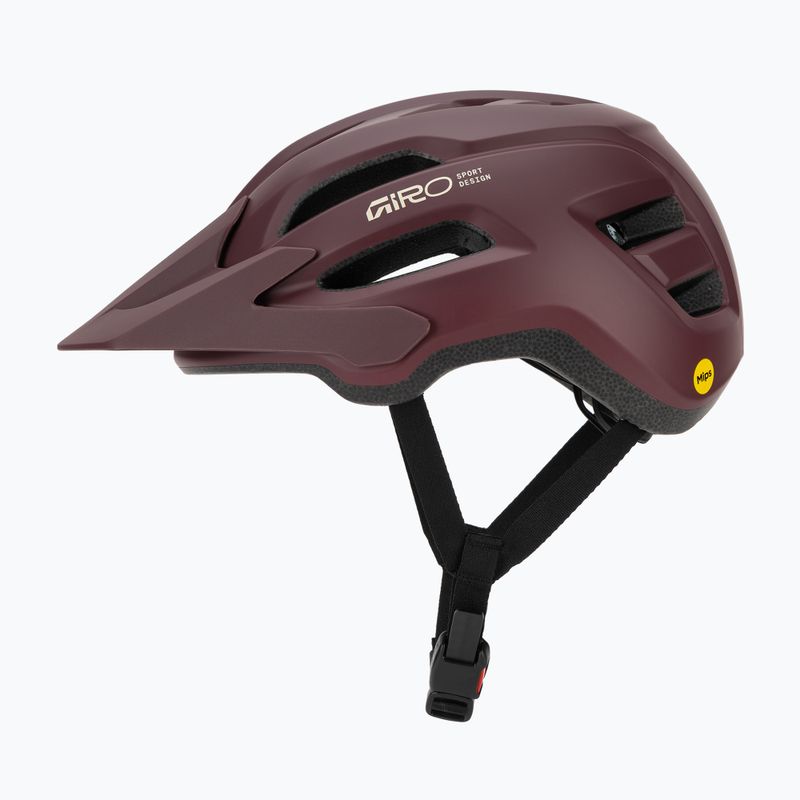 Шолом велосипедний Giro Fixture II MIPS W matte maroon 3