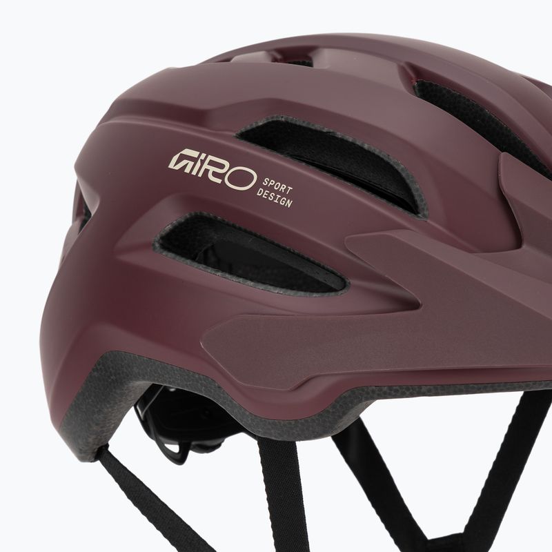 Шолом велосипедний Giro Fixture II MIPS W matte maroon 8