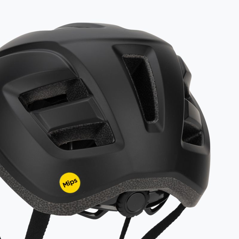 Шолом велосипедний дитячий Giro Fixture II MIPS matte black/vivid green 7