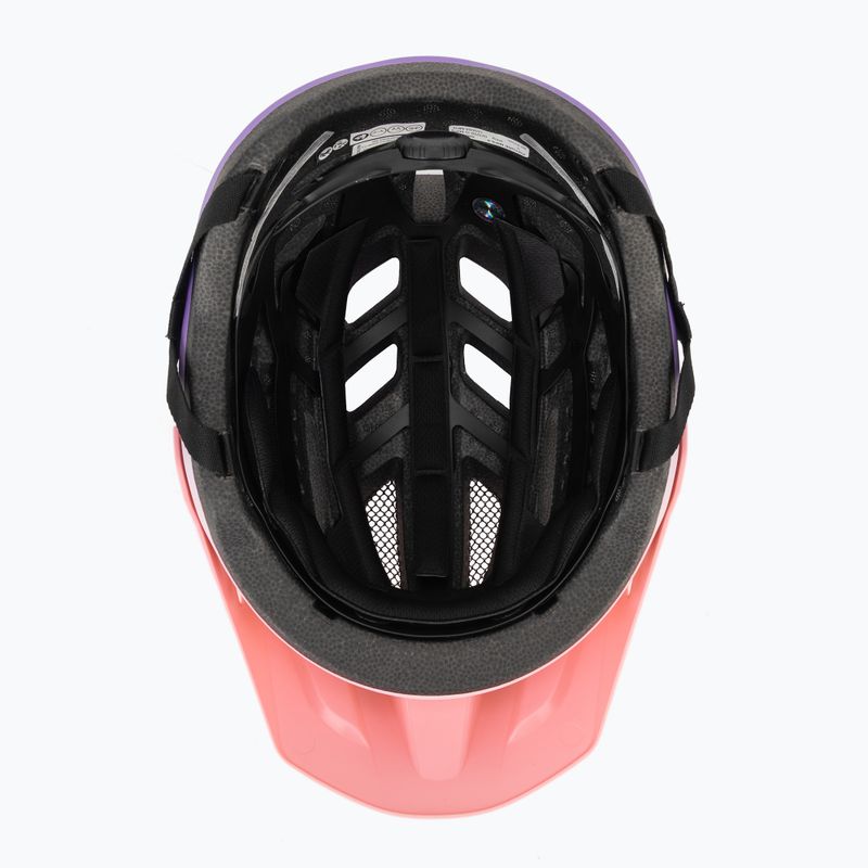 Шолом велосипедний дитячий Giro Fixture II MIPS matte light pink/purple fade 5