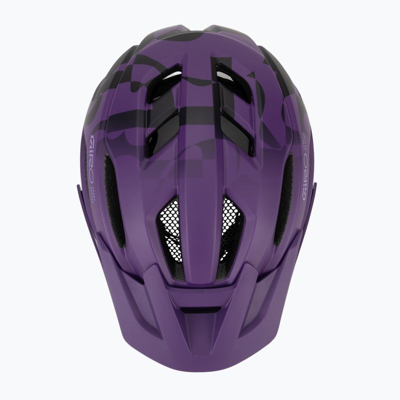 Шолом велосипедний дитячий Giro Fixture II MIPS matte purple rush 6