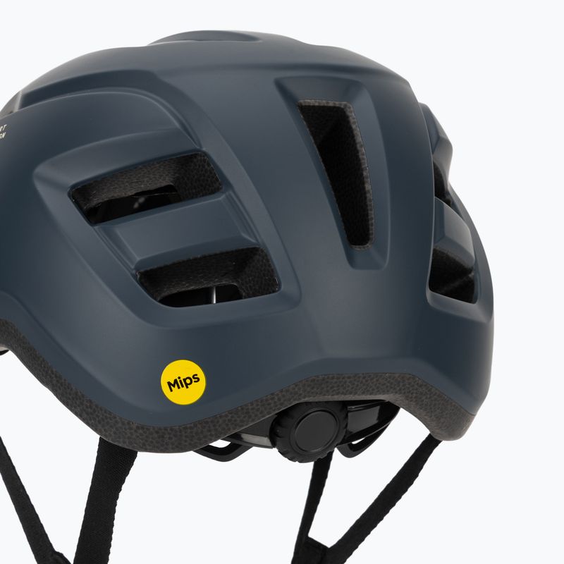 Шолом велосипедний дитячий Giro Fixture II MIPS matte dark sage/sapphire fade 7