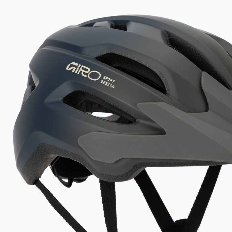 Шолом велосипедний дитячий Giro Fixture II MIPS matte dark sage/sapphire fade 8