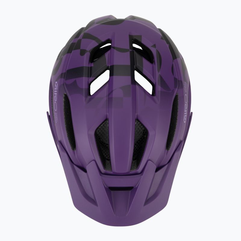 Шолом велосипедний дитячий Giro Fixture II matte purple rush 6