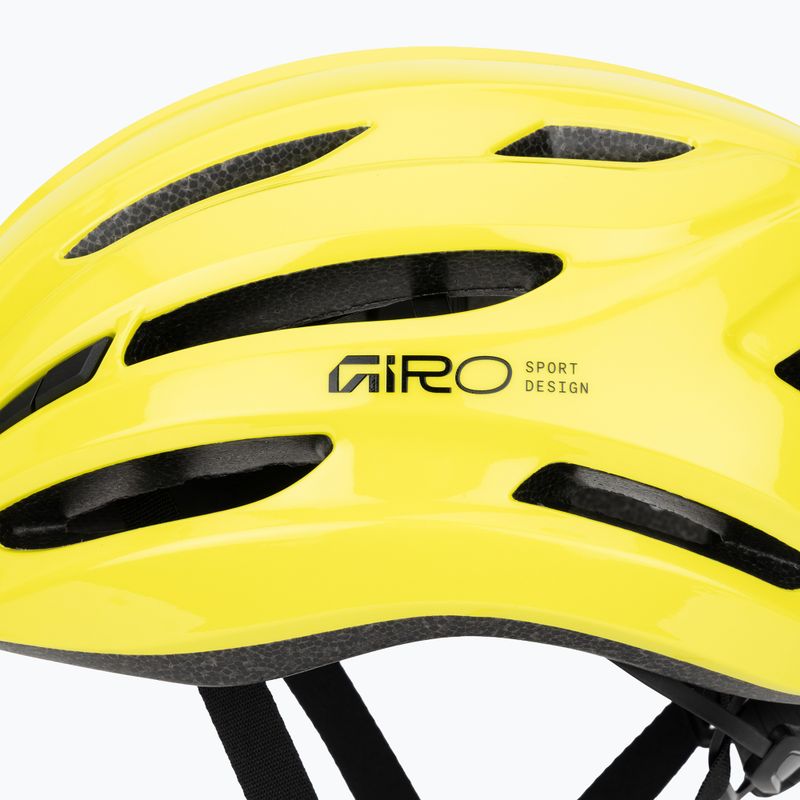 Шолом велосипедний Giro Isode II gloss hi viz yellow 7