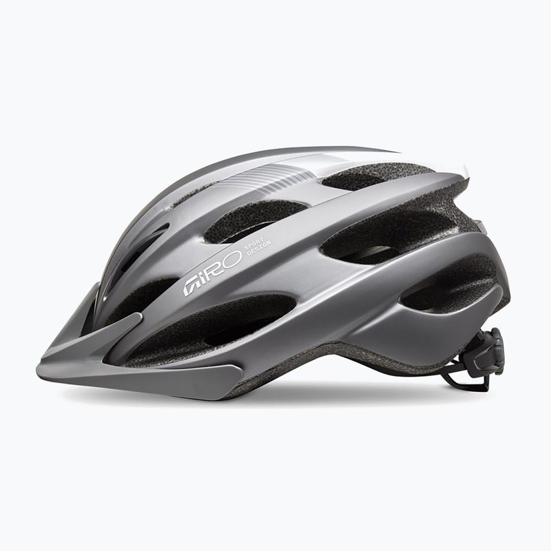 Шолом велосипедний Giro Revel 2026 matte titanium/white 2