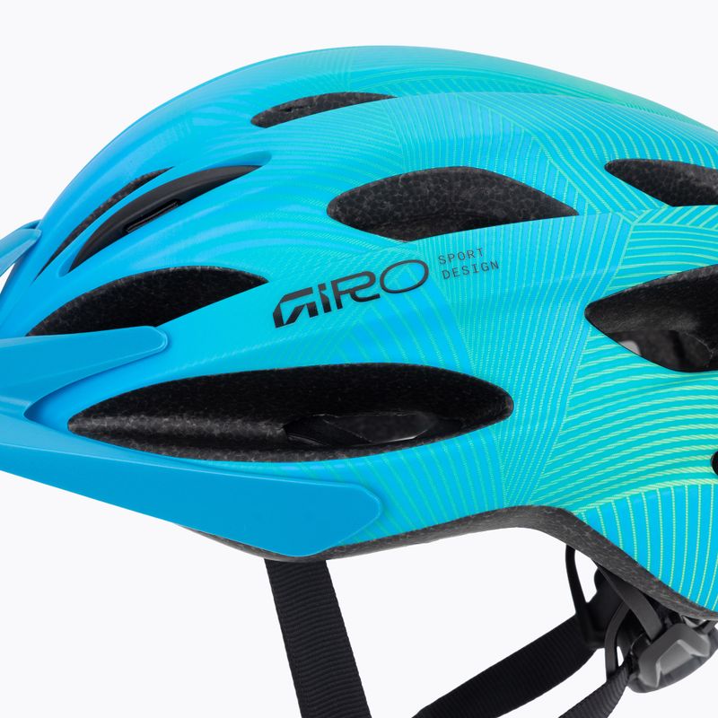 Шолом велосипедний дитячий Giro Raze matte blue/green 7