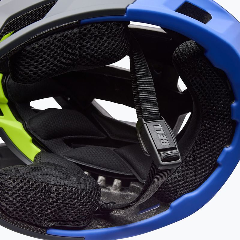 Шолом велосипедний Bell Full-Air MIPS grid electric blue 9