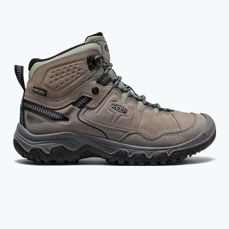 Взуття трекінгове жіноче KEEN Targhee IV Mid Wp grey/lily pad 2