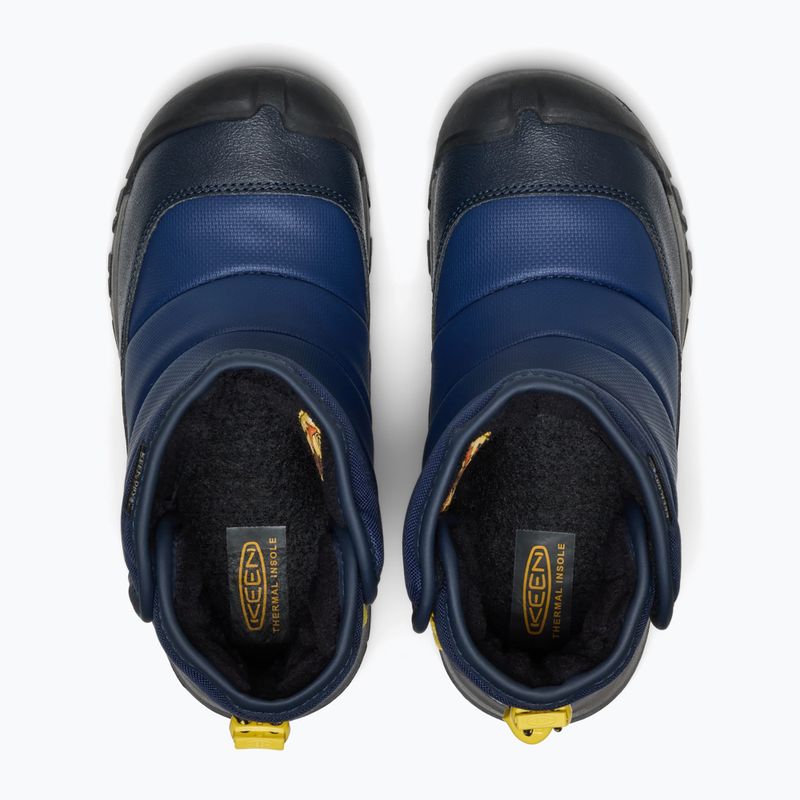 Черевики зимові KEEN Puffrider Wp naval academy/mango mint 3
