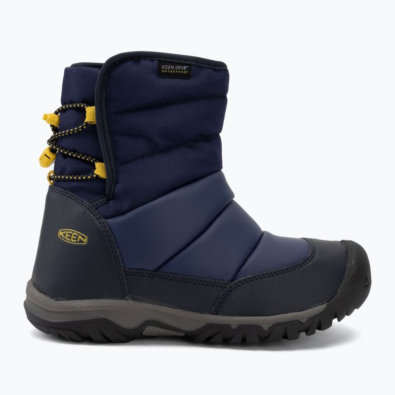 Черевики зимові KEEN Puffrider Wp naval academy/mango mint 2