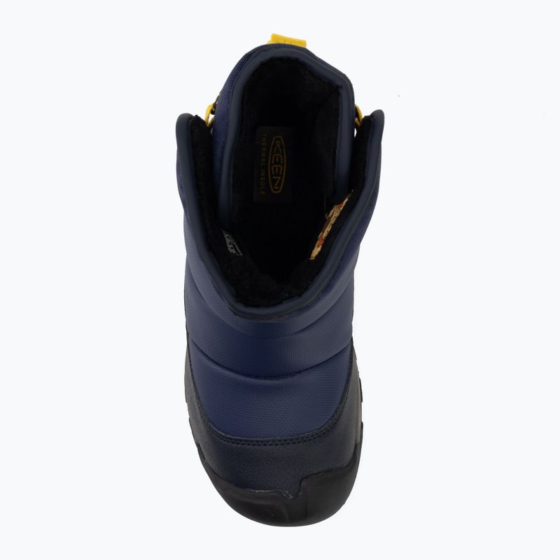 Черевики зимові KEEN Puffrider Wp naval academy/mango mint 5