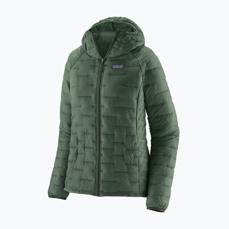 Куртка утеплена жіноча Patagonia Micro Puff Hoody canopy green 5
