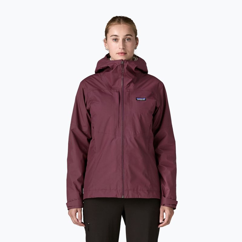Куртка дощовик жіноча Patagonia Insulated Boulder Fork Rain berry fig