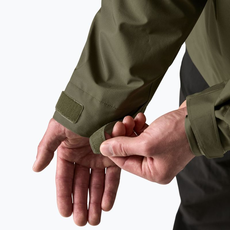Куртка дощовик чоловіча Patagonia Insulated Boulder Fork Rain basin green 7
