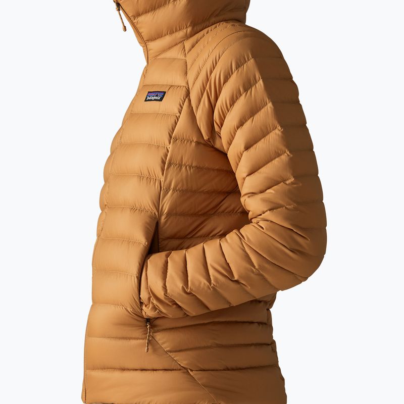 Пуховик жіночий Patagonia Down Sweater Hoody cinnamon brown 7